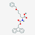 Structure of N-Fmoc-6-(phenylmethoxy)-L-norleucine