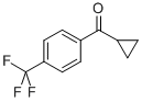 Structure of CYCLOPROPYL 4-TRIFLUOROMETHYLPHENYL KETONE