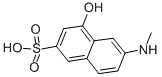 Structure of 4-hydroxy-6-methylamino-2-naphthalene sulfonic acid