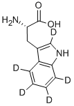 Structure of L-TRYPTOPHAN-2,4,5,6,7-D5 (INDOLE-D5)