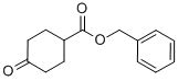 Structure of Cyclohexanecarboxylic acid, 4-oxo-, phenylmethyl ester