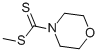 Methyl morpholine-4-carbodithioate结构式