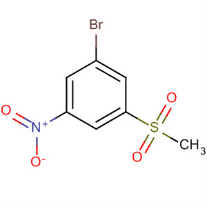 Structure of 1-broMo-3-Methanesulfonyl-5-nitrobenzene