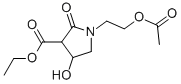 Structure of 2-(3-Carbethoxy-4-hydroxypyrrolidin-2-on-1-yl)ethyl acetate