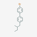 Structure of 4-Bromo-4'-(2-methylbutyl)-1,1'-biphenyl