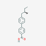 Structure of 4'-[(2S)-2-Methylbutyl]-[1,1'-biphenyl]-4-carboxylic acid
