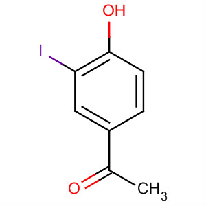 Structure of Ethanone, 1-(4-hydroxy-3-iodophenyl)-