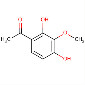 Ethanone, 1-(2,4-dihydroxy-3-methoxyphenyl)-结构式