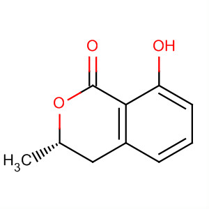 1H-2-Benzopyran-1-one, 3,4-dihydro-8-hydroxy-3-methyl-, (S)-结构式