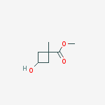 Structure of CYCLOBUTANECARBOXYLIC ACID 3-HYDROXY-1-METHYL-,METHYL ESTER,CIS-