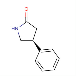 Structure of 2-Pyrrolidinone, 4-phenyl-, (4S)-