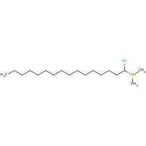 Structure of Silane, chlorohexadecyldimethyl-