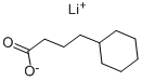 Structure of LITHIUM CYCLOHEXANEBUTYRATE