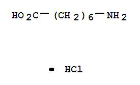 Structure of 7-aminoheptanoic acid hydrochloride