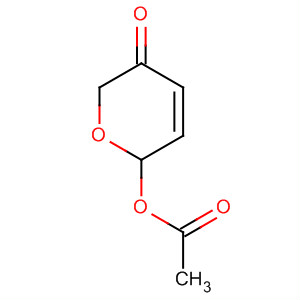 Structure of 2H-Pyran-3(6H)-one, 6-(acetyloxy)-