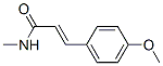 Structure of (E)-3-(4-methoxyphenyl)-N-methyl-prop-2-enamide