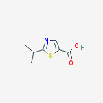 Structure of 2-(propan-2-yl)-1,3-thiazole-5-carboxylic acid