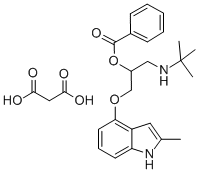 Structure of BOPINDOLOL MALONATE