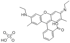 Structure of RHODAMINE 19 PERCHLORATE