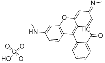 Structure of RHODAMINE 116 PERCHLORATE