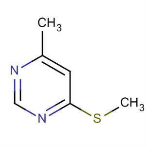 Structure of PYRIMIDINE,4-METHYL-6-(METHYLTHIO)-