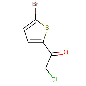 Ethanone, 1-(5-bromo-2-thienyl)-2-chloro-结构式