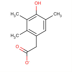 Structure of Phenol, 2,3,6-trimethyl-, acetate