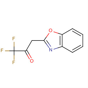2-Propanone, 3-(2-benzoxazolyl)-1,1,1-trifluoro-结构式
