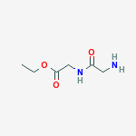 Structure of Glycine, N-glycyl-, ethyl ester