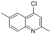 4-氯-2,6-二甲基喹啉结构式