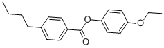Structure of 4-N-BUTYLBENZOIC ACID 4-ETHOXYPHENYL ESTER