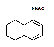 Structure of N-(5,6,7,8-tetrahydronaphthalen-1-yl)acetamide