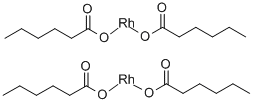 Structure of RHODIUM(II) HEXANOATE DIMER
