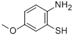 Structure of 2-amino-5-methoxy-benzenethiol