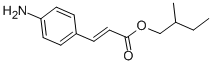 Structure of (+)-2-Methylbutyl p-aminocinnamate