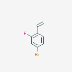 Structure of 4-BROMO-2-FLUORO-1-VINYLBENZENE