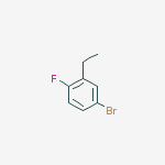 Structure of 4-BROMO-2-ETHYL-1-FLUORO-BENZENE