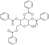 2,3,4,6-四-O-苯甲酰-D-吡喃甘露糖结构式