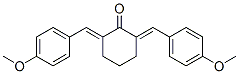 Structure of 2,6-bis(4-methoxybenzylidene)cyclohexan-1-one