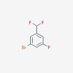 Structure of 1-BROMO-3-DIFLUOROMETHYL-5-FLUOROBENZENE