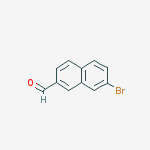 7-bromonaphthalene-2-carbaldehyde结构式