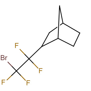 Structure of Bicyclo[2.2.1]heptane, 2-(2-bromo-1,1,2,2-tetrafluoroethyl)-