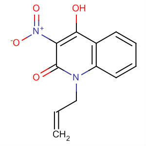 Structure of 2(1H)-Quinolinone, 4-hydroxy-3-nitro-1-(2-propenyl)-