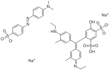 Structure of METHYL ORANGE-XYLENE CYANOL