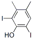 2,6-Diiodo-3,4-dimethylphenol结构式