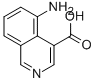 Structure of 4-ISOQUINOLINECARBOXYLIC ACID 5-AMINO-