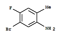 Structure of 5-BROMO-4-FLUORO-2-METHYLANILINE