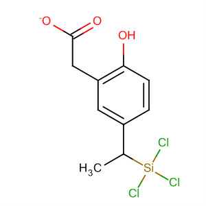 Structure of ACETOXYPHENETHYLTRICHLOROSILANE