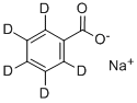 Structure of SODIUM BENZOATE-D5