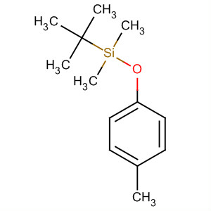 Structure of Silane, (1,1-dimethylethyl)dimethyl(4-methylphenoxy)-